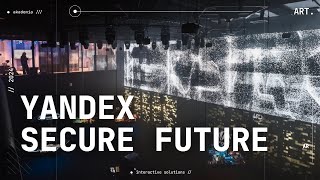 Аудиовизуальная инсталляция для Yandex Secure Future в пространстве Кибердом