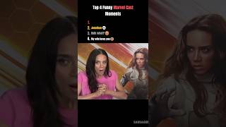 Top 4 Funny Marvel Cast Moments😂 #marvel #funny #movie