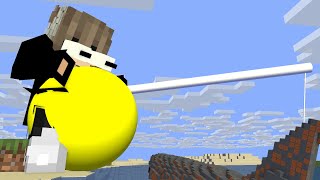 Giant SCP-096 Vore Baby Steve Football - Minecraft Animation