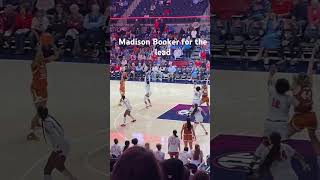 Texas Longhorn Madison Booker for the lead vs Ole Miss #shorts  #highlights #sports #college