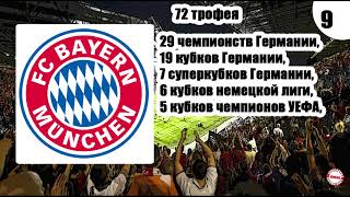 Кто самый титулованный КЛУБ Европы? У самого успешного - более 100 кубков!
