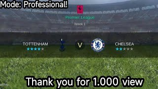 Tottenham Vs Chelsea | Premier League Week 1 | Pro League Soccer