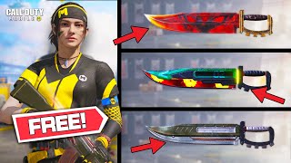 10 FREE Assault Knife That You Can Get in CODM! | How to unlock Free Assault Knife 2025
