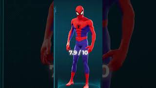 💯 Оценка нескольких костюмов  MARVEL`S SPIDER-MAN | Часть 2 #shorts  #spiderman #игры #костюмы
