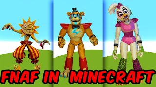 Minecraft: BEST Five Nights at Freddy&#39;s SECURITY BREACH BUILDS #shorts Inspired by @TwiShorts