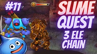 WOTV | Slime guide! 3 Elemental chain! Battle #11 | Dragon Quest x War of the Visions FFBE