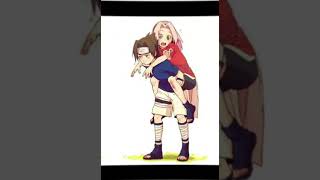Sasuke and Sakura Singing Wellerman Edit #shorts