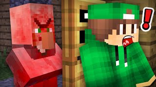 ЖИТЕЛЬ МАНЬЯК ОХОТИТСЯ ЗА МНОЙ В МАЙНКРАФТ | Риколит Minecraft