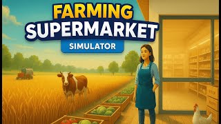 Купила корову в Farming &amp; Supermarket Simulator #2