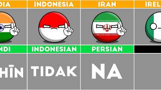 How to Say &quot;NO&quot; in Different Languages #countryballs
