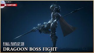 Final Fantasy XVI Dragoon Knight of the Blinding Dawn Boss Fight (Japanese Voice English Subs)