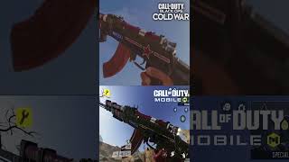 Legendary AK 47 - ICB Rifle ( BLACK OPS COLD WAR VS COD MOBILE )  #shorts  #ytshorts