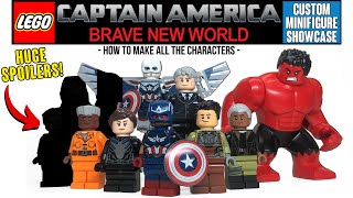 LEGO CAPTAIN AMERICA BRAVE NEW WORLD Custom Minifigure Showcase