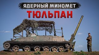 2С4 &quot;Тюльпан&quot;, 240мм | Самый большой миномёт в мире | Стреляем в танки