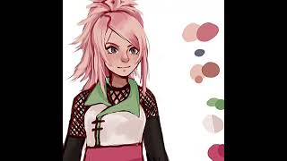 Naru+Saku= Hanami, Kiba+hina= akita. #narusaku #kibahina