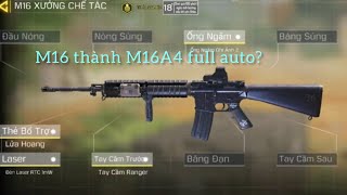 Chuyển đổi vũ khí M16A4 | Call Of Duty Mobile