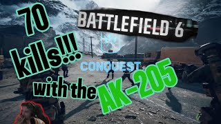 battlefield 6 got 70 kills with the AK-205 best gun?