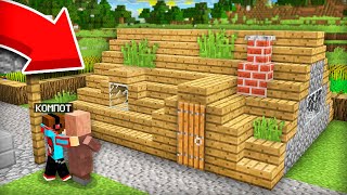 ПОЧЕМУ ЖИТЕЛЬ ТЕПЕРЬ ЖИВЁТ В ЗЕМЛЯНКЕ В МАЙНКРАФТ | Компот Minecraft