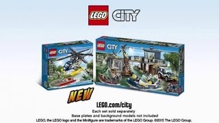 Toy Commercial 2015 - LEGO City Swamp Police Station - Helicopter Pursuit - Catch The Swamp Crook