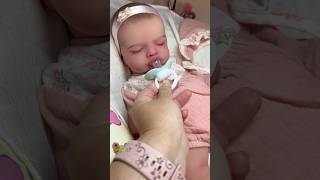 Bebé reborn de silicona platino ecoflex pintada a mano. Se puede bañar. #cute #baby #foryou #parati