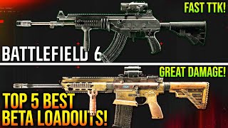 BATTLEFIELD 6: New TOP 5 BEST LOADOUTS To Use! (Battlefield 6 Best Weapons)