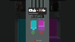 😱НАКАЧЕННЫЙ ЖИТЕЛЬ НАПАЛ НА ХИРОБРИНА😱#minecraft #херобрин #майнкрафт #компот #шортс #бравл #жители