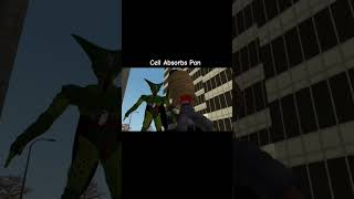 Cell Absorbs Pan and gets stuck on his tail #cell #cellvore #vore