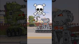 Tanks Engage In An EPIC Head To Head Battle #shorts #homeanimations #cartoon #animation #tank