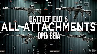 All Weapons Attachments in Battlefield 6 BETA Gunsmith Showcase
