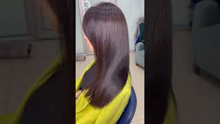 Окрашивание в один тон переход от светлого в натуральный #hair #волосы #haircut #стрижки #хасавюрт
