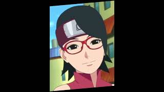 boruto and sarada singing shape of you #cute#boruto#sarada#anime#shorts#AMV
