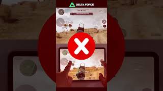 Delta Force Mobile Setting Guide - ADS Rotation solved ✅ #deltaforcemobile #dfpartnership #gaming