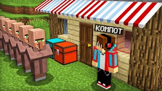 Я ОТКРЫЛ СВОЙ МАГАЗИН КОМПОТА В ДЕРЕВНЕ ЖИТЕЛЕЙ В МАЙНКРАФТ | Компот Minecraft