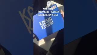 Unboxing Stray Kids - KARMA (CEREMONY VER.)❤️#straykids #unboxing #karma #kpop #skz #album #stay