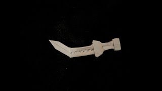 origami sica sword