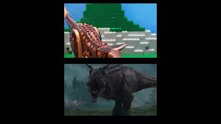 T. Rex VS Carnotaurus Scene In Lego Comparison (Jurassic World: Fallen Kingdom) #shorts