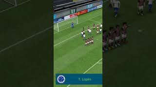 Golaço de falta #modocarreira  PRO LEAGUE SOCCER #futebol