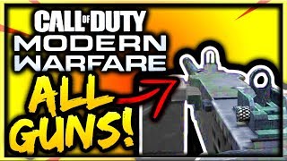 Modern Warfare ALL Weapons List LEAKED! 40+ (COD MW All Guns Confirmed/Leaked From PC Files)