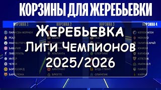 Жеребьевка Лиги чемпионов 2025/2026! Все команды узнали своих соперников!