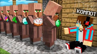 Я СТАЛ БЕДНЫМ НО ЖИТЕЛИ МНЕ ПОМОГЛИ В МАЙНКРАФТ | Компот Minecraft