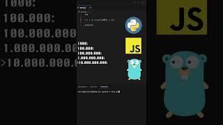 Golang vs Python vs JavaScript #coding #programming #javascript #python #golang #leetcode