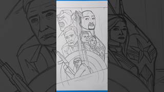 Turning a CIRCLE into Captain America: Brave New World #shorts #drawing#tutorial #howto