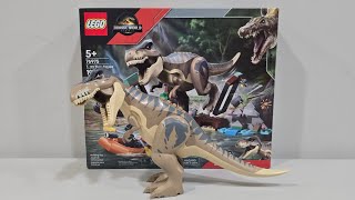 Lego Jurassic World Rebirth T. rex River Escape Set 76975 Review!