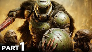 DOOM THE DARK AGES Walkthrough Gameplay Part 1 - INTRO (FULL GAME)