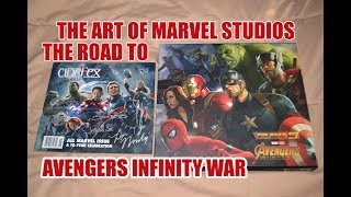 THE ART OF Marvel Studios ROAD TO AVENGERS: INFINITY WAR BOOK review! CINEFEX PREVIEW