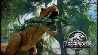 Jurassic World: Fallen Kingdom &quot;Thrash &amp; Throw T-Rex&quot; Toy Commercial