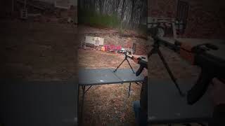 RPK РПК Romanian Cugir AES-10B Firing with BiPod Deployed #military