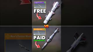 Free vs Paid Predator missile in CODM