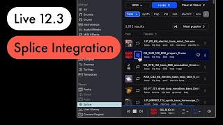 Coming in Live 12.3 – Splice Integration