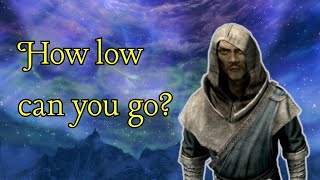 Beating Skyrim With Only 2 Looted Items